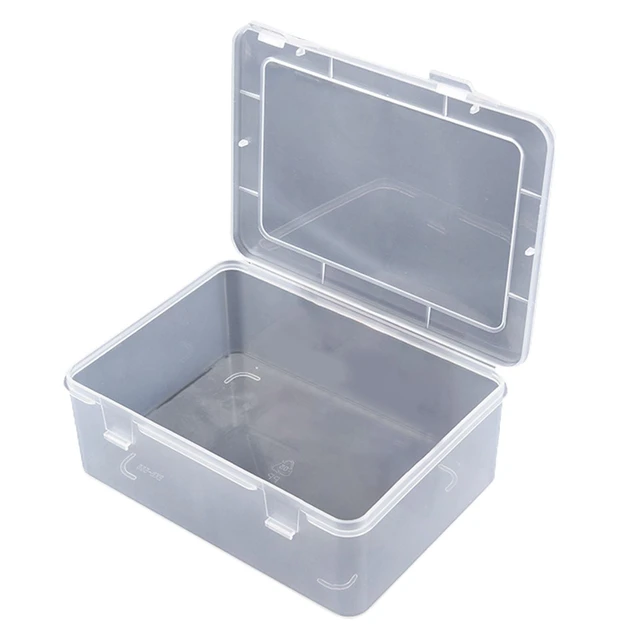 Rectangle Transparent Large Capacity Plastic Storage Box Container With Lid  - Storage Boxes & Bins - AliExpress