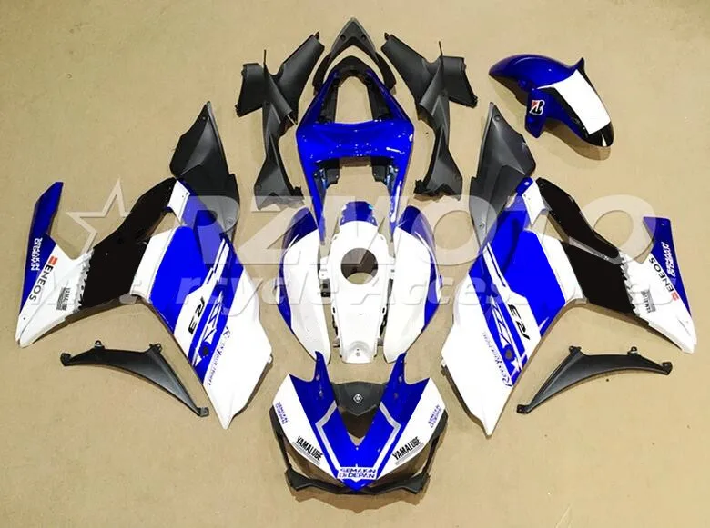 Новая горячая Распродажа YZF R3 R25 ABS инжекторный обтекатель комплект для Yamaha YZFR3 YZFR25 Полный обтекатели комплекты Cowling синий