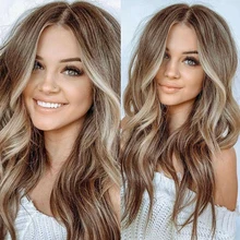 Парики из искусственных волос без шапочки-основы длиный кудрявые черный парик из натуральных волос вечерние парики