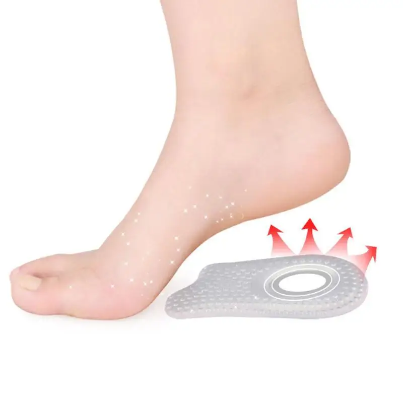1 пара ортопедических гелевых подушечек на пятку корректирующие вальгусные