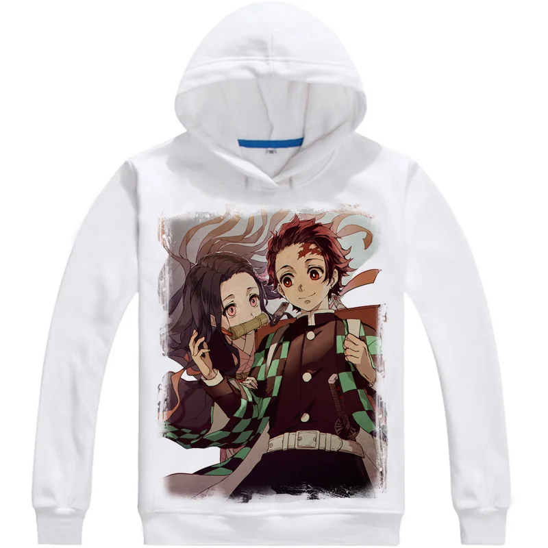 Hot anime Demon Slayer: 3D print Hoodies boys/girls Sweatshirts long sleeve autumn winter warm youth Clothes - Цвет: 18