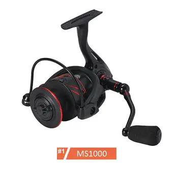 

Fishing Wheel Spinning Wheel Left Right Interchange Spool Gear Metal Road 13+1BB Black Red Portable Fishing Reel Durable