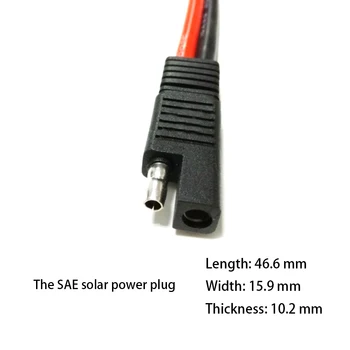 

10AWG 15CM SAE Plug to EC5 Female Power Cord Car Battery Solar Battery Cable