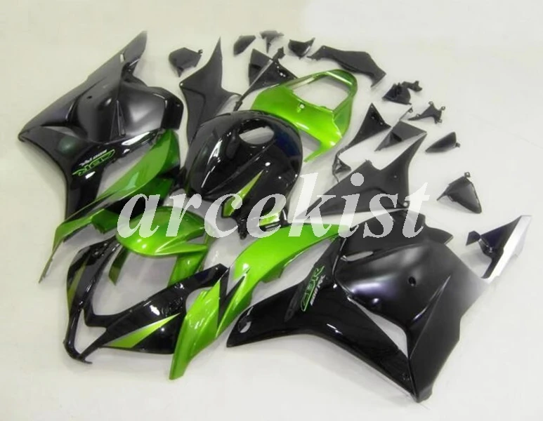 4 подарки литья под давлением ABS Полный обтекатели Подходит для HONDA CBR600RR F5 2009 2010 2011 2012 09 10 11 12 тела набор зеленый
