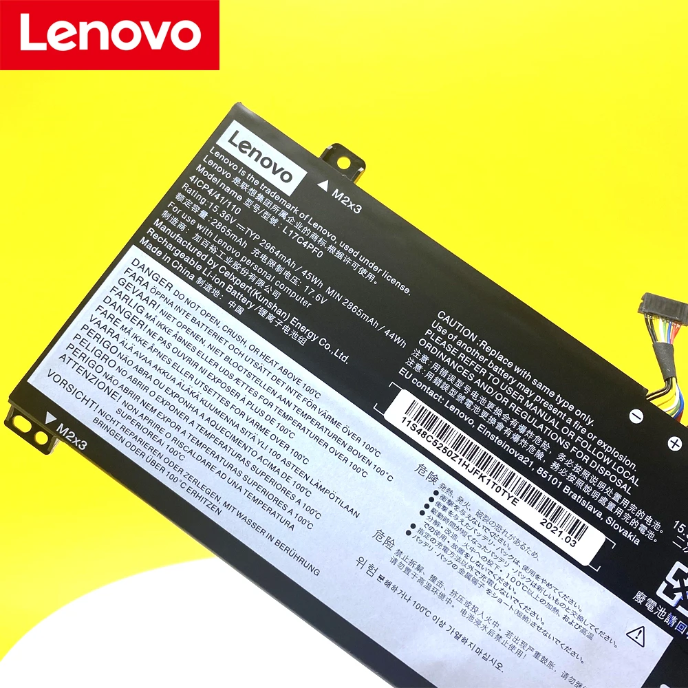Новый оригинальный аккумулятор для ноутбука Lenovo xiaoxin Air 13IWLIML Ideapad S530-13IWL L17M4PF0 L17C4PF0 (art.: 3920ba676375c) - 3920ba676375c