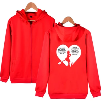 

kingdom hearts zipper Hoody Men Women Winter New Arrival Hip Hop Fashion Casual kingdom hearts red Pullover Sweatshirt Clothes