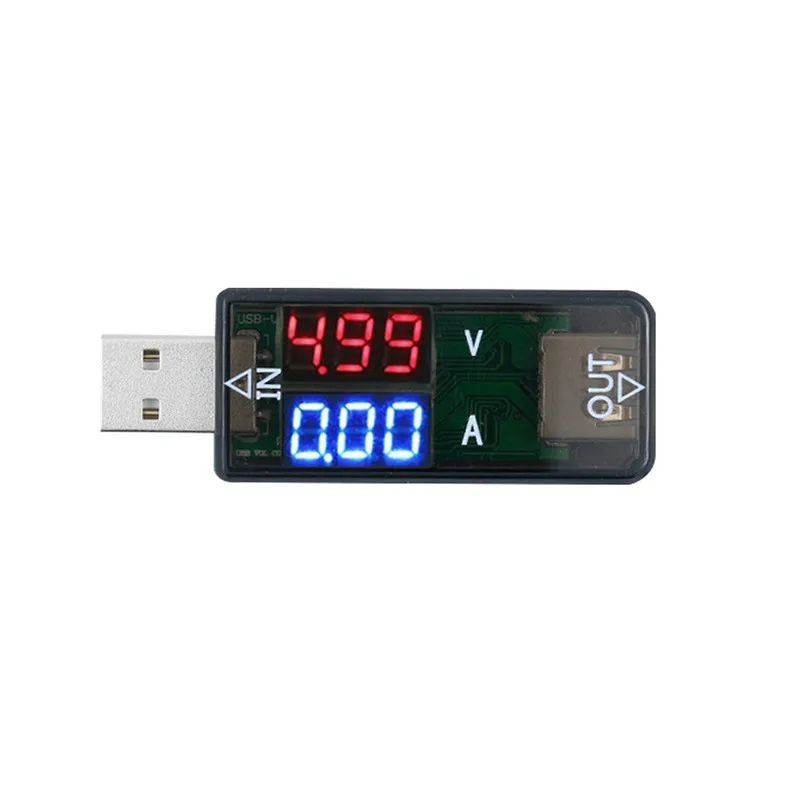 DC3-9V 0-3A мини USB зарядное устройство Доктор вольтметр цифровой USB мобильное зарядное устройство ток напряжение тестер метр Электроника