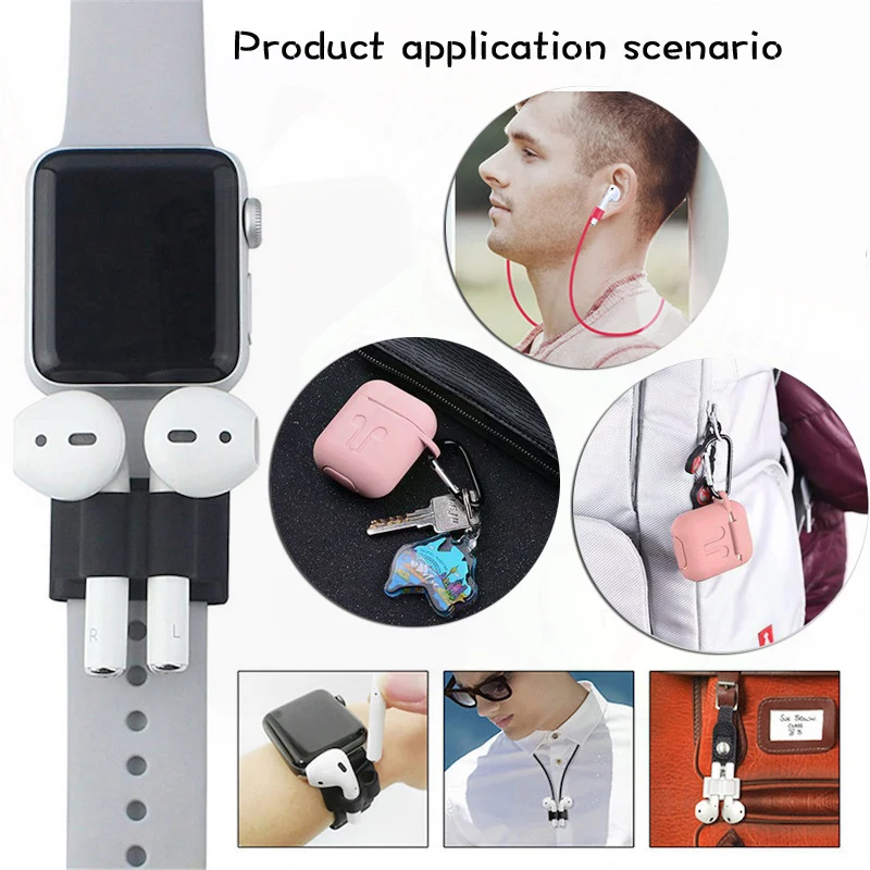 Беспроводные bluetooth-наушники, силиконовый чехол для Airpods, чехол для ключей, защита от пыли, мягкий чехол, аксессуары для Airpods для i12