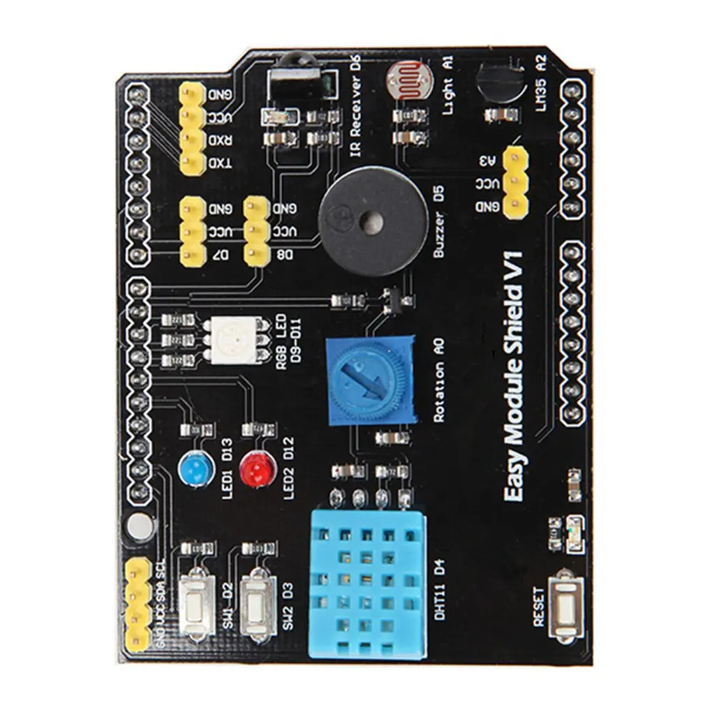 

Arduino Multifunction Expansion Board Dht11 Temperature And Humidity Lm35 Temperature Compatible