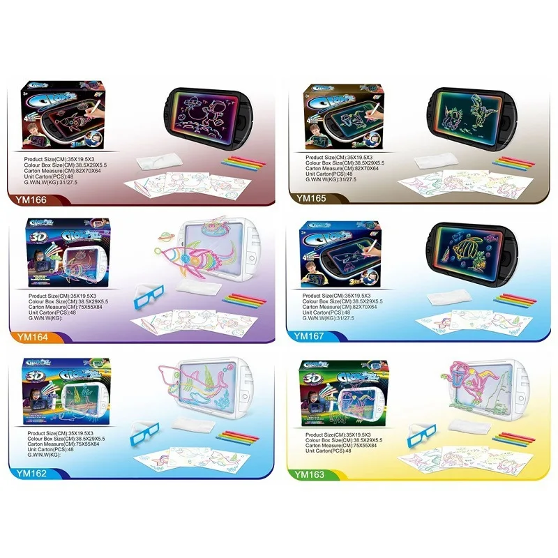 Children's 3D drawing board LED | Игрушки и хобби