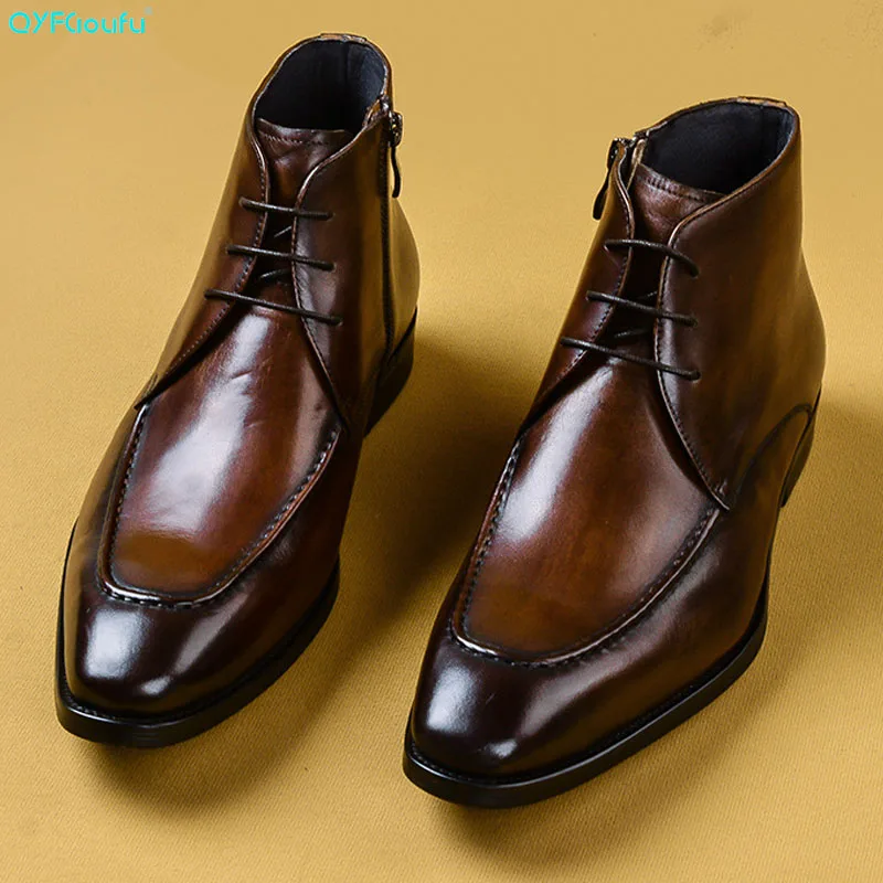 men's wedding dress boots