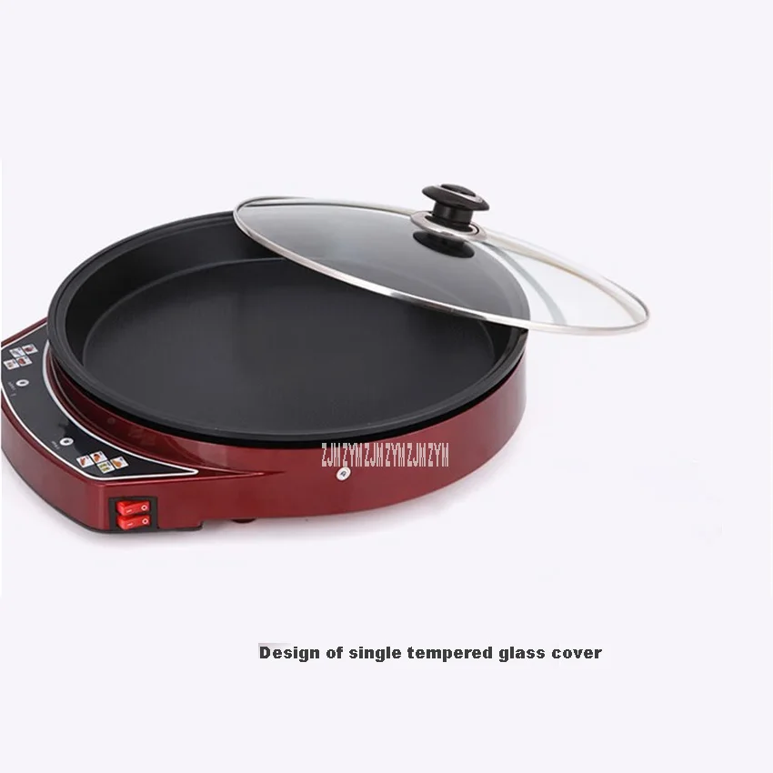 CBF-10 Single Side Non-Stick Electric Frying Pan Pancake Baking Machine Non Suspension Electric Grill Pizza Baking Pan