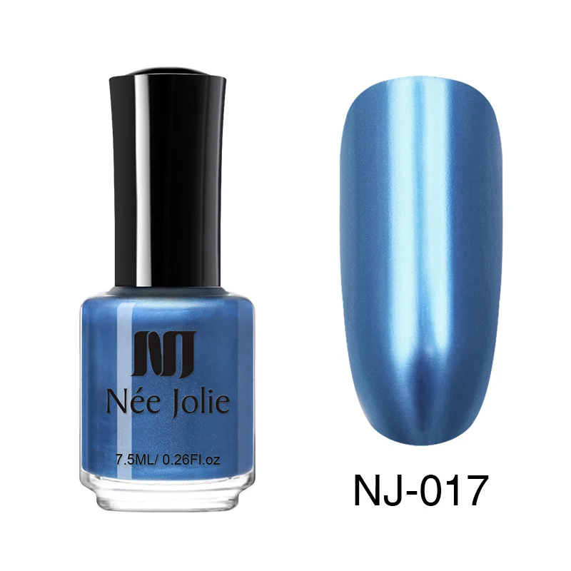 7.5 Mirror-017 NEE JOLIE 8 мл Лак для ногтей чистая Серия матовый эффект лак для ногтей 7,5/3,5 мл зеркальный лак для ногтей 64 Цвета Доступные украшения - Цвет: 7.5 Mirror-017