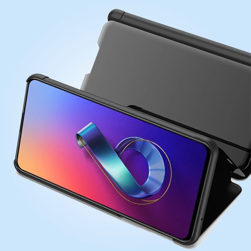 Зеркальный чехол Thouport для Asus Zenfone 6 ZS630KL, флип-чехол s для Asus 6z Zenfone 6, чехол, защита в виде книги