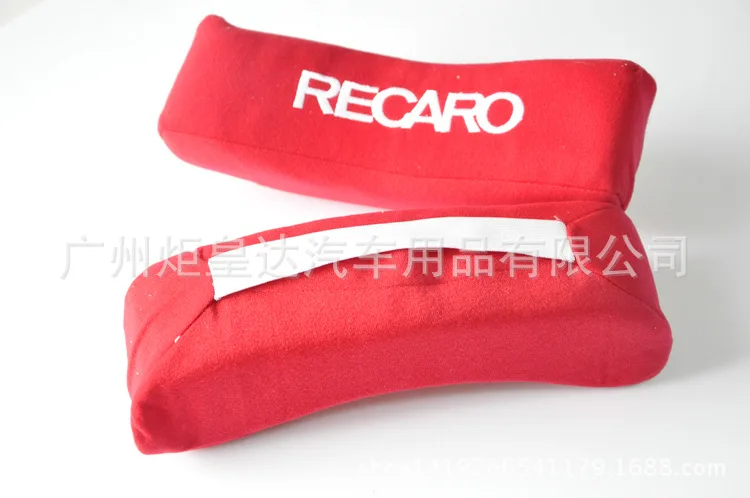 Гоночный подголовник автомобиля Recaro подголовник автомобиля подушка для шеи Recaro задняя Подушка красный/черный и белый с рисунком