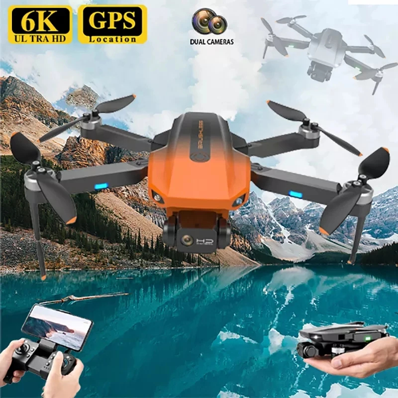 Новинка 2021 Радиоуправляемый квадрокоптер RG101 с камерой 6K HD GPS Wi-Fi FPV вертолеты