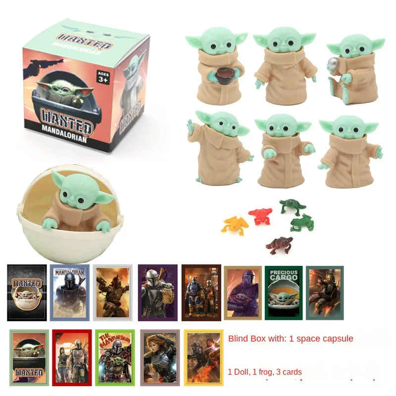 Hasbro глухая коробка распаковывает 6 мандалорцами куклы для того чтобы создать