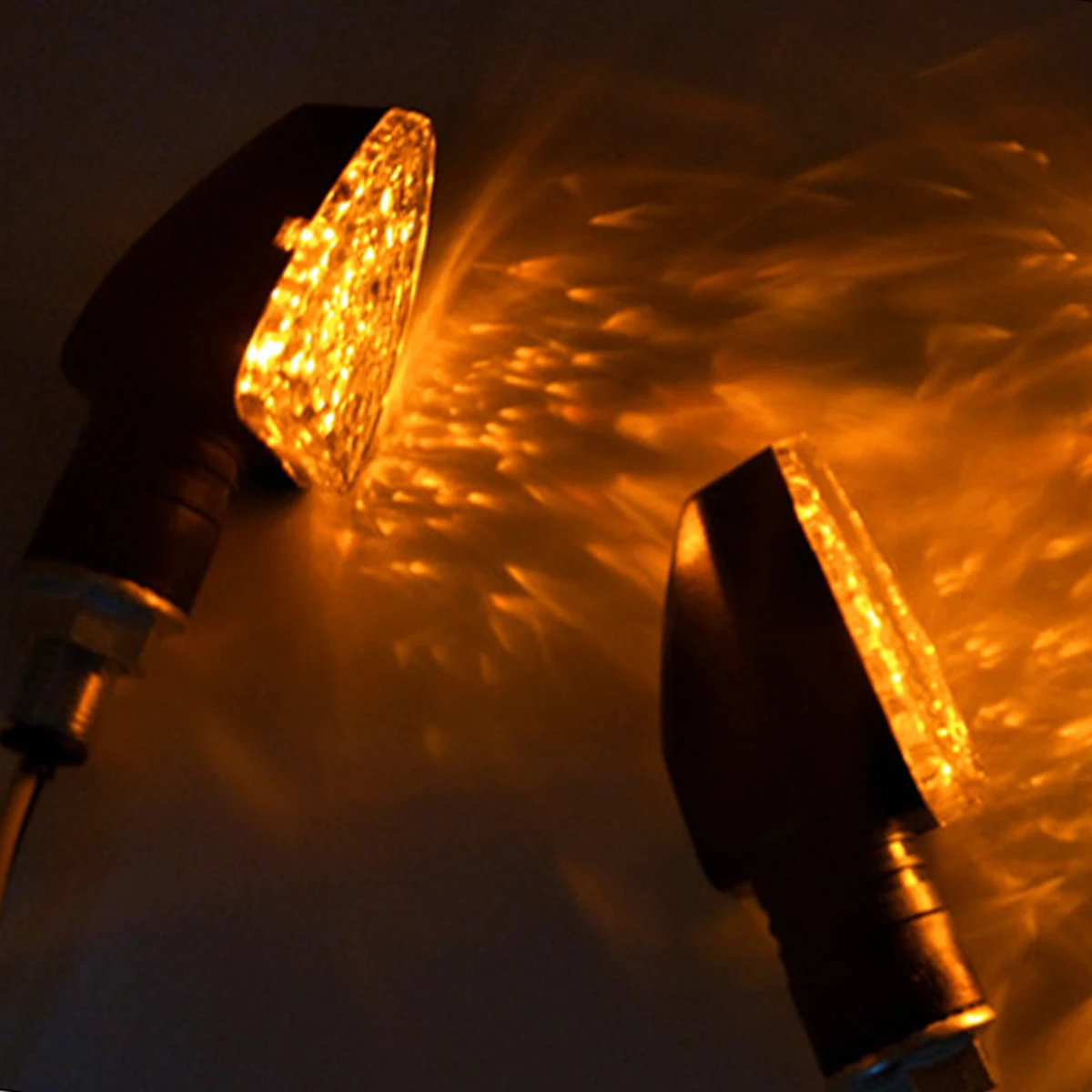 4 шт./компл. Универсальный 15LED Мотоцикл Защита от пыли и влаги указатели поворота индикаторная лампа для мотоцикла вездеходы e-мотоцикла