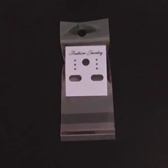 

100 pcs 4cm OPP Bag 100 pcs Stud Card Jewelry Packaging Stud Package