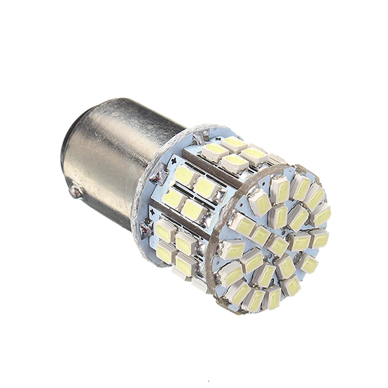1 шт. Белый 1157 светодиодный фсветильник заднего хода BAY15D 1206 50 SMD автомобильный
