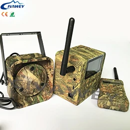 camouflage 2 шт. 100 Вт охотничий звуковой усилитель голоса 500 м Пульт дистанционного управления звучание птиц для охоты голосовой звонящий гусиный манок с таймером - Цвет: camouflage