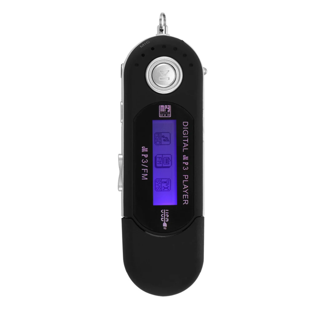 NO.1 4 цвета USB MP3 музыкальный плеер цифровой ЖК-экран Поддержка 32 Гб TF карта и fm-радио с микрофоном черный синий Mp3 плеер - Цвет: NO.1