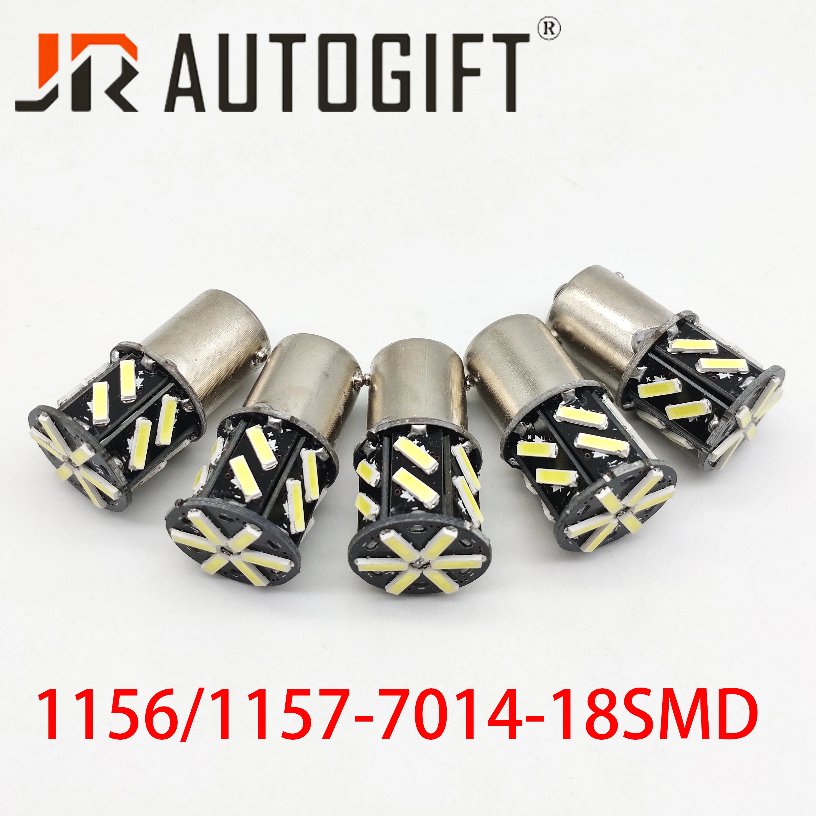 100X светодиодный 12V 24V 1157 BAY15D 170MA 18 SMD 7020 7014 светодиодный P21/5 Вт 1156 BA15S автомобильный сигнал поворота Хвост светильник тормозной светильник s лампы белого цвета