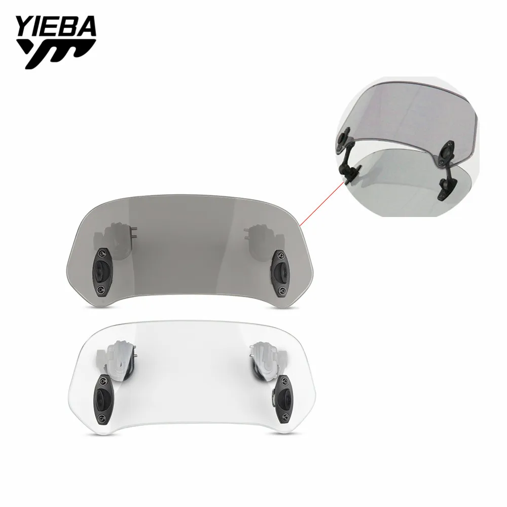 

Motorcycle Windshield Adjustable Windscreen Extension Wind Deflector For SYM EVO RV250 CRUISYM 180 CRUiSYM 300 2017 2018 2019