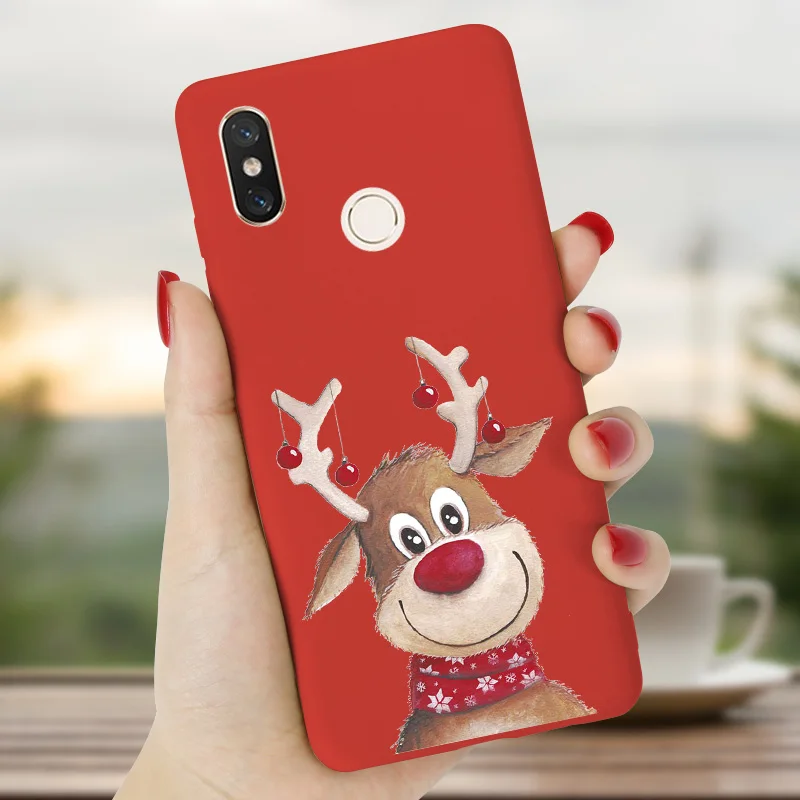 Рождественский Красный силиконовый чехол mi Note 8 PRO для Xiao mi Red mi Note 8T 7 6 PRO 5 Plus 5A 6A 7A 8A mi 8 Lite K20 9T A3 A2 Capa