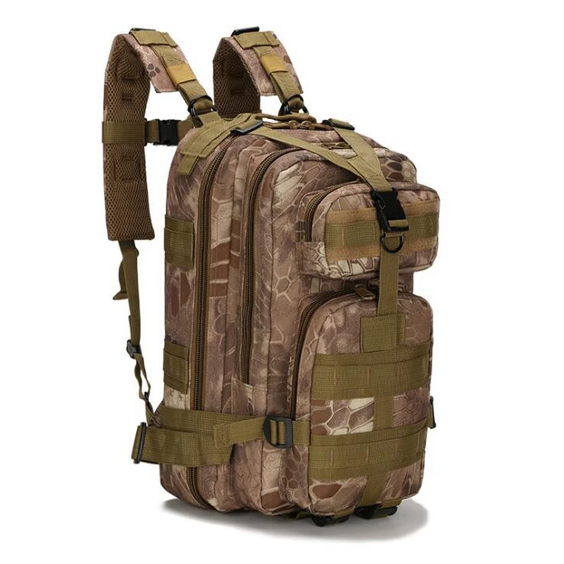 25L Tactical Backpack 3P Combat  Army Outdoor Sports Bag Rucksack Women Men Camping Hiking Climbing Molle Bags 3