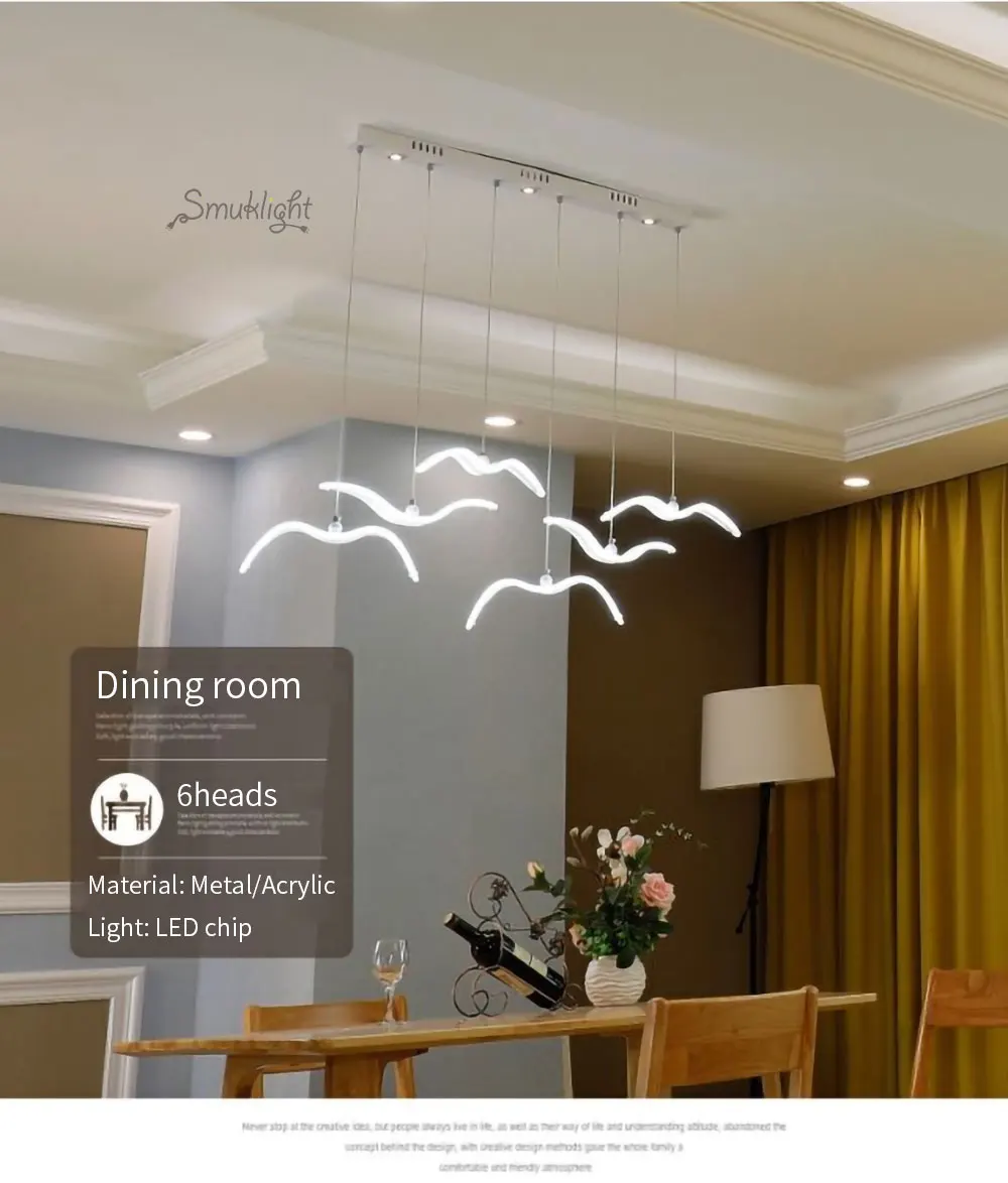 海鸥吊灯小鸟灯_02