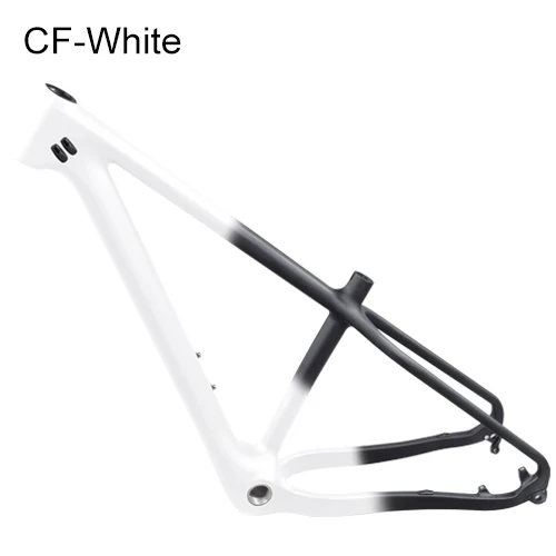 Front White Gradient Карбоновая рама для велосипеда 26er, карбоновая рама для велосипеда mtb Fatbike 26 × 4,8, карбоновая рама для горного и снежного велосипеда, рама для шоссейного велосипеда - Цвет: Front White Gradient