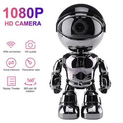 A160 1080p robô câmera de segurança ip wi fi sem fio 2mp câmera vigilância vídeo em casa inteligente escondido monitor do bebê