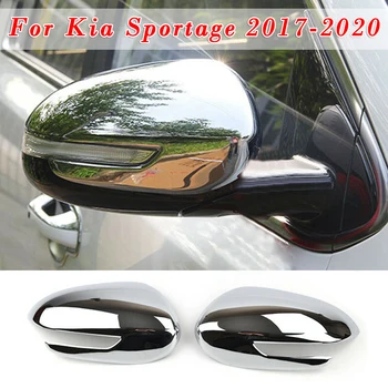 

Door Rearview Cover Side Waterproof Decor Sticker For Kia Sportage 2017-2020 Replacement
