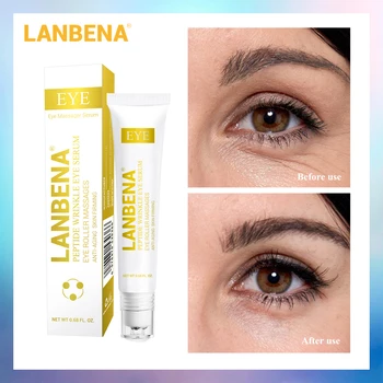

LANBENA Peptide Wrinkle Serum Anti-Puffiness Fine Lines Dark Circle Anti-Aging Moisturizing Patches Eye Care Beauty