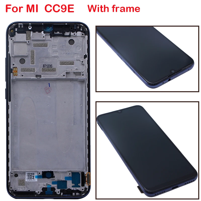 Экран для Xiaomi mi CC9/mi CC9E ЖК-дисплей с кодирующий преобразователь сенсорного экрана в сборе запчасти для Xiaomi mi CC9 CC9E lcd