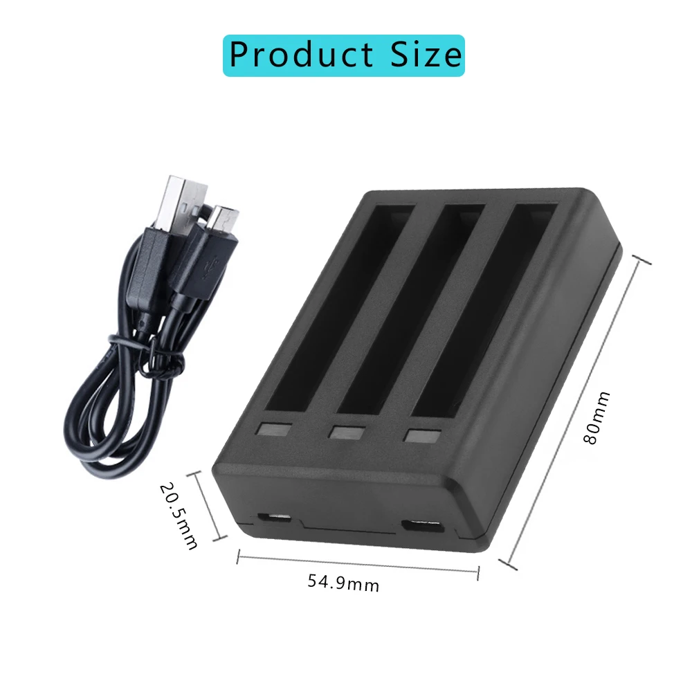 wall charger camera 3 Pcs 1800mAh Battery for Insta360 ONE X2 Camera lithium battery Insta 360 ONE X2 panoramic camera fast charger best lighting for photography