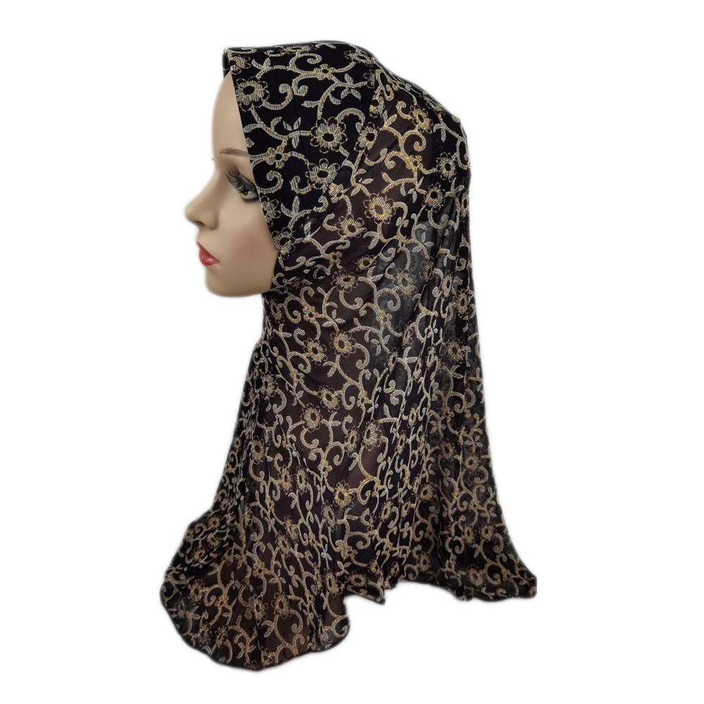 Muslimische Frauen Ein Stück Hijab Hut Islamischen Amira Kopftuch Kopf Wrap Schal Hals Abdeckungen Turban Arabischen Bandanas Zubehör Mode – Detail 11