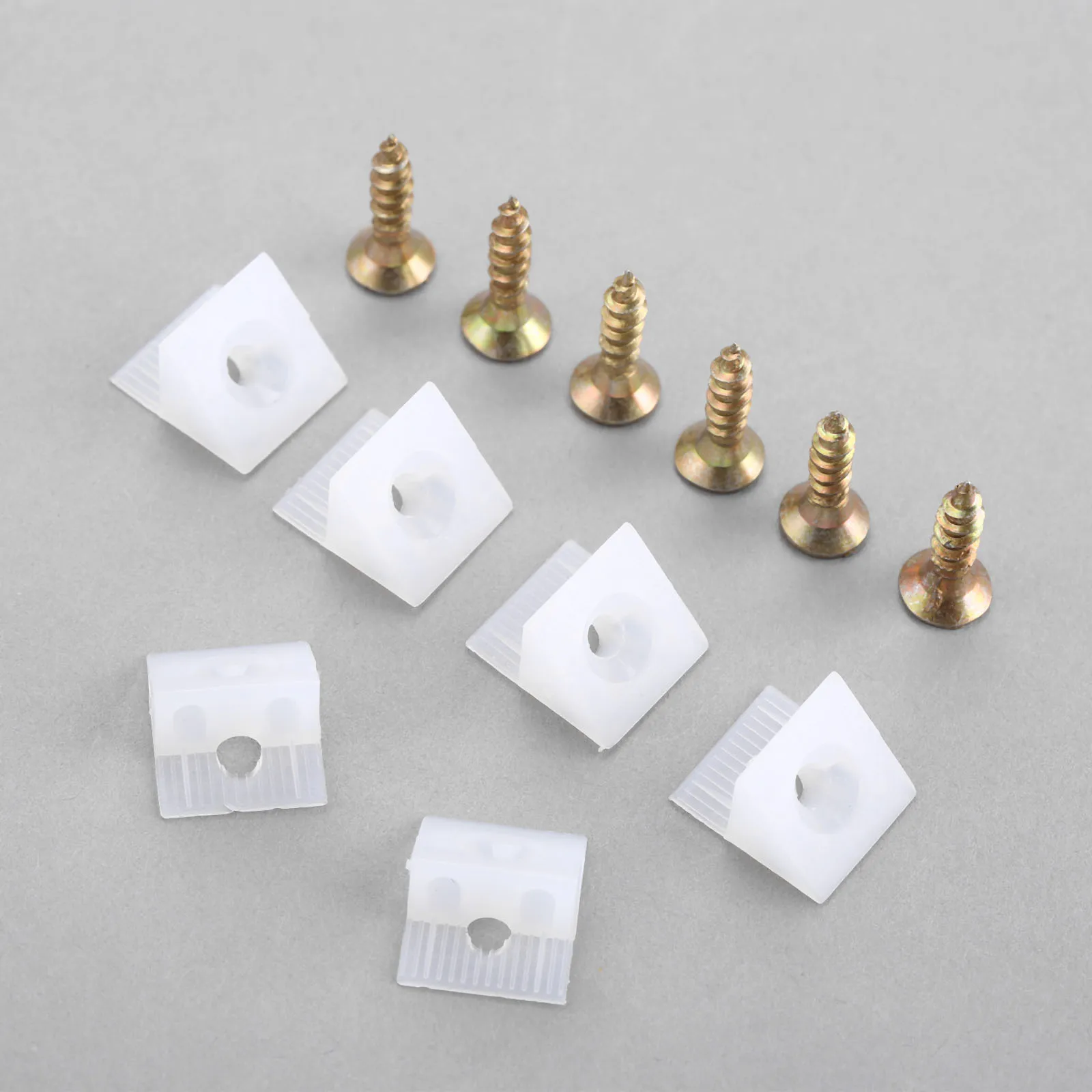 20Pcs/Lot 45 Degree Angle Plastic Corner Bracket Block For Furniture With Scr NG 20Pcs/Lot 45 Degree Angle Plastic Corner Bracket Block For Furniture With Scr NG