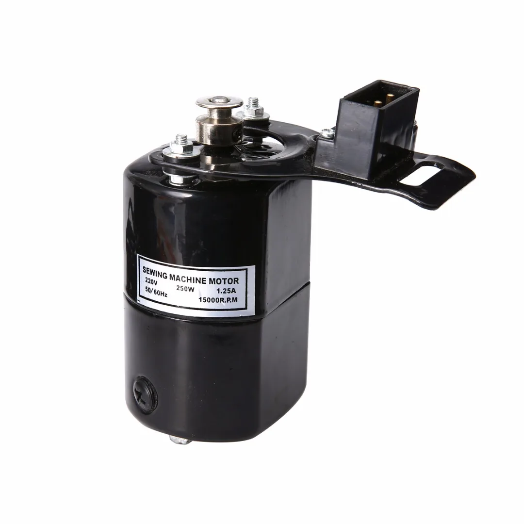 110W Universal Home Sewing Machine Motor Foot Pedal Controller Black 0.5A