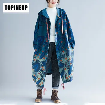 

trench coat Hooded 2019 Spring Women Thin Pocket Loose Coat Harajuku Windbreaker Loose hooded print trench coat