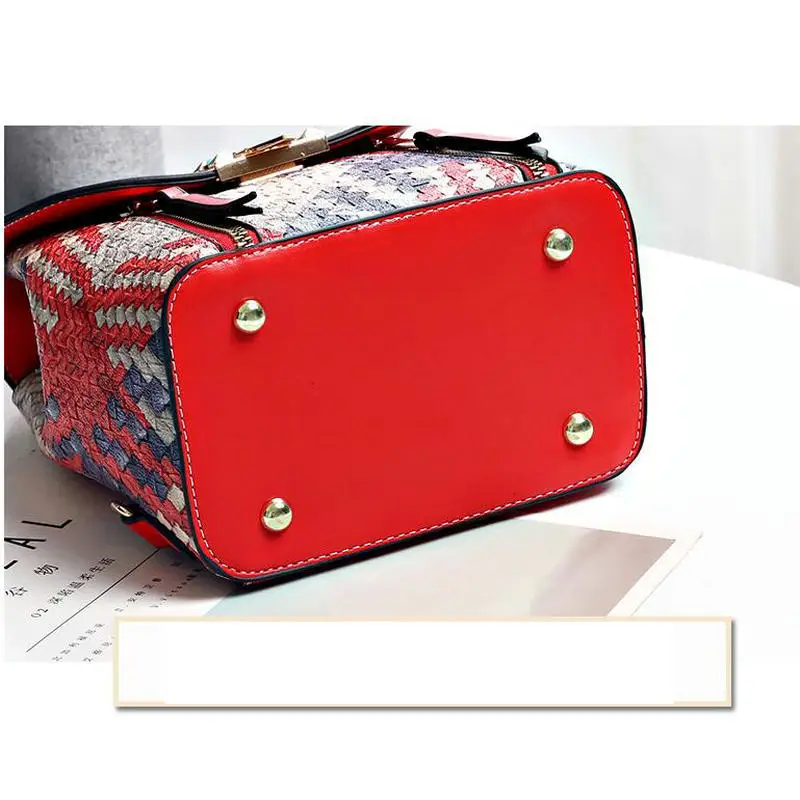Тканые сумки через плечо из искусственной кожи для женщин, двойная сумка через плечо, тканая сумка, сумка через плечо, женские роскошные сумки и кошелек