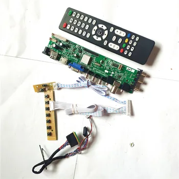 

Fit N140B6-L24/L08/L0A/L0B/L0E/L0F/L0H 1366*768 upgrade screen 40 pin LVDS 3663 TV digital HDMI VGA USB DVB LCD drive board Kit