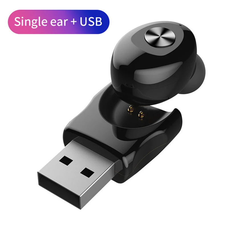 Single Earphone L21 TWS беспроводные наушники Bluetooth 5,0 наушники для Redmi Airdots Спортивная стереогарнитура с микрофоном шумоподавление зарядная коробка - Цвет: Single Earphone