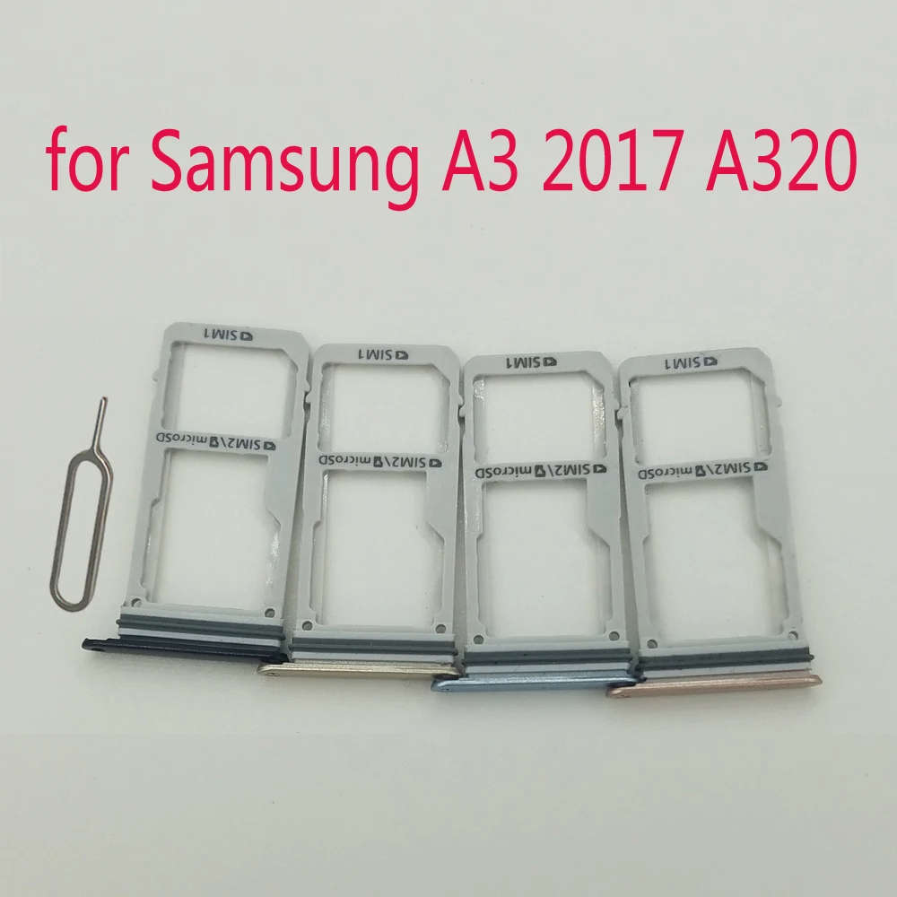 Для Samsung Galaxy A3 a320 A320F A320Y телефон корпус SIM адаптер лотка лоток для карт памяти Micro SD Держатель Слот+ Инструменты