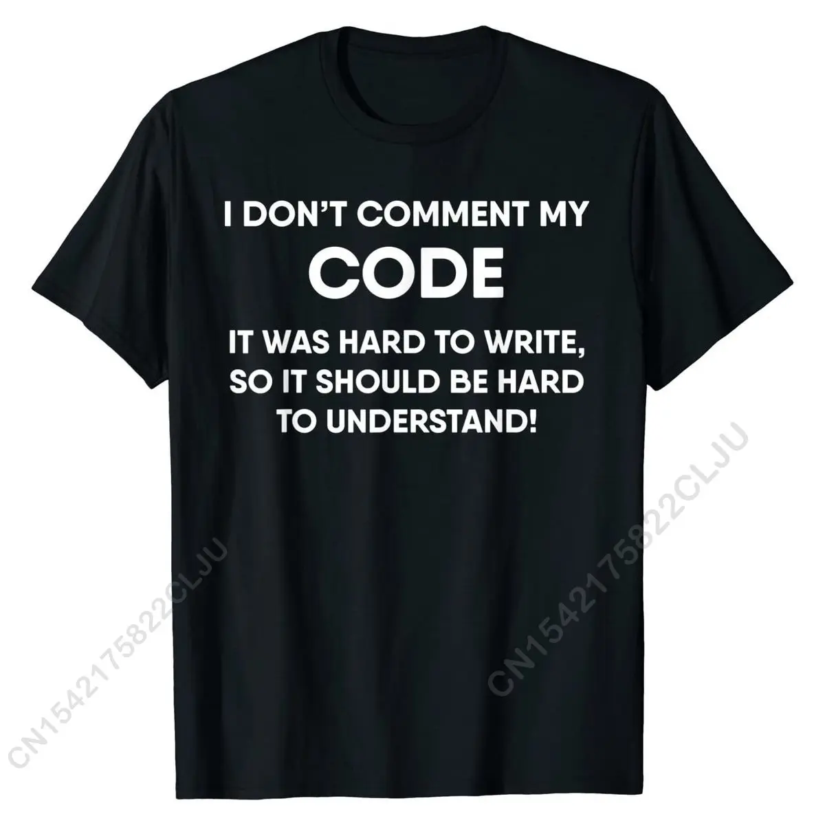Funny Coding Real Programmers Don't Comment Code T Shirt Family Custom ...