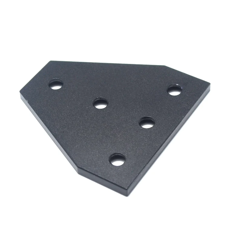 GIULY 5 hole t shape connector joining plate 2020 5 hole aluminum plate for aluminum profile