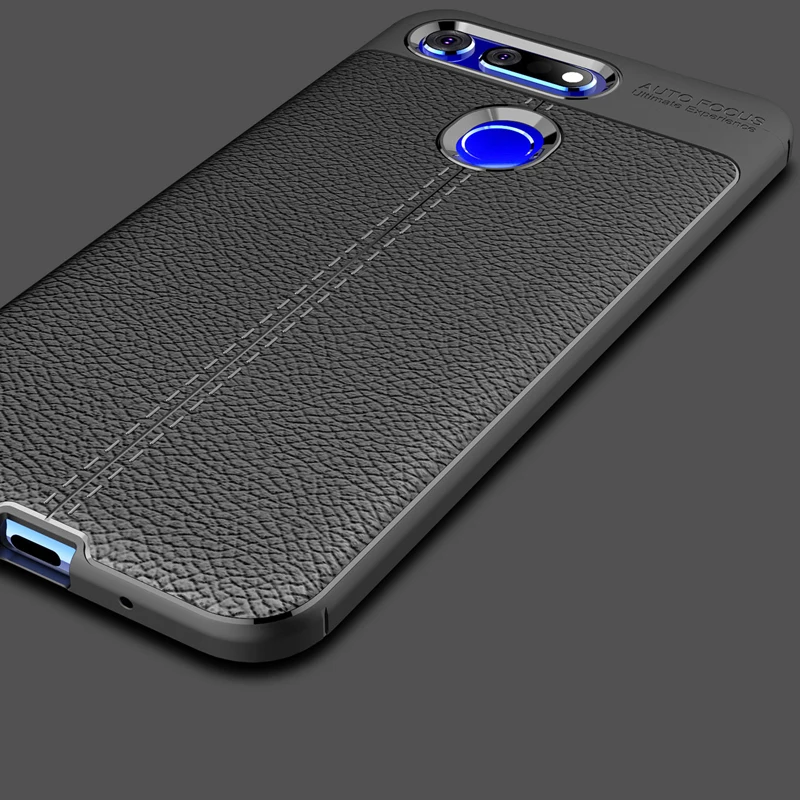 

YUETUO Luxury leather Pattern tpu phone back etui,coque,cover,case for huawei honor v20 view 20 v 20 view20 silicone accessories