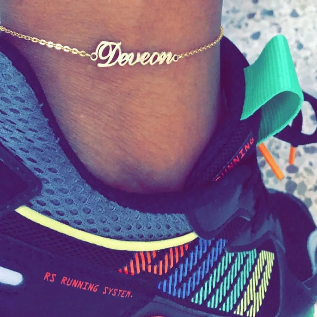 Новый браслет на ногу из нержавеющей