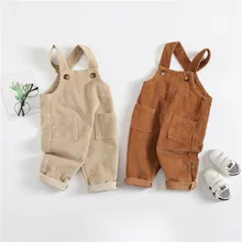 Новые детские комбинезоны; штаны-шаровары; трикотажные комбинезоны с карманами для мальчиков и девочек; комбинезоны; одежда для малышей; комбинезоны для девочек; От 1 до 5 лет